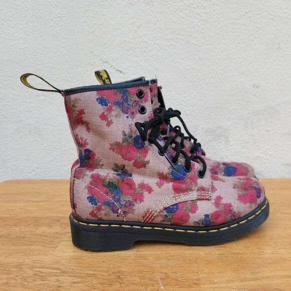 Dr. Martens Floral Castel Boots - Picture 8 of 11